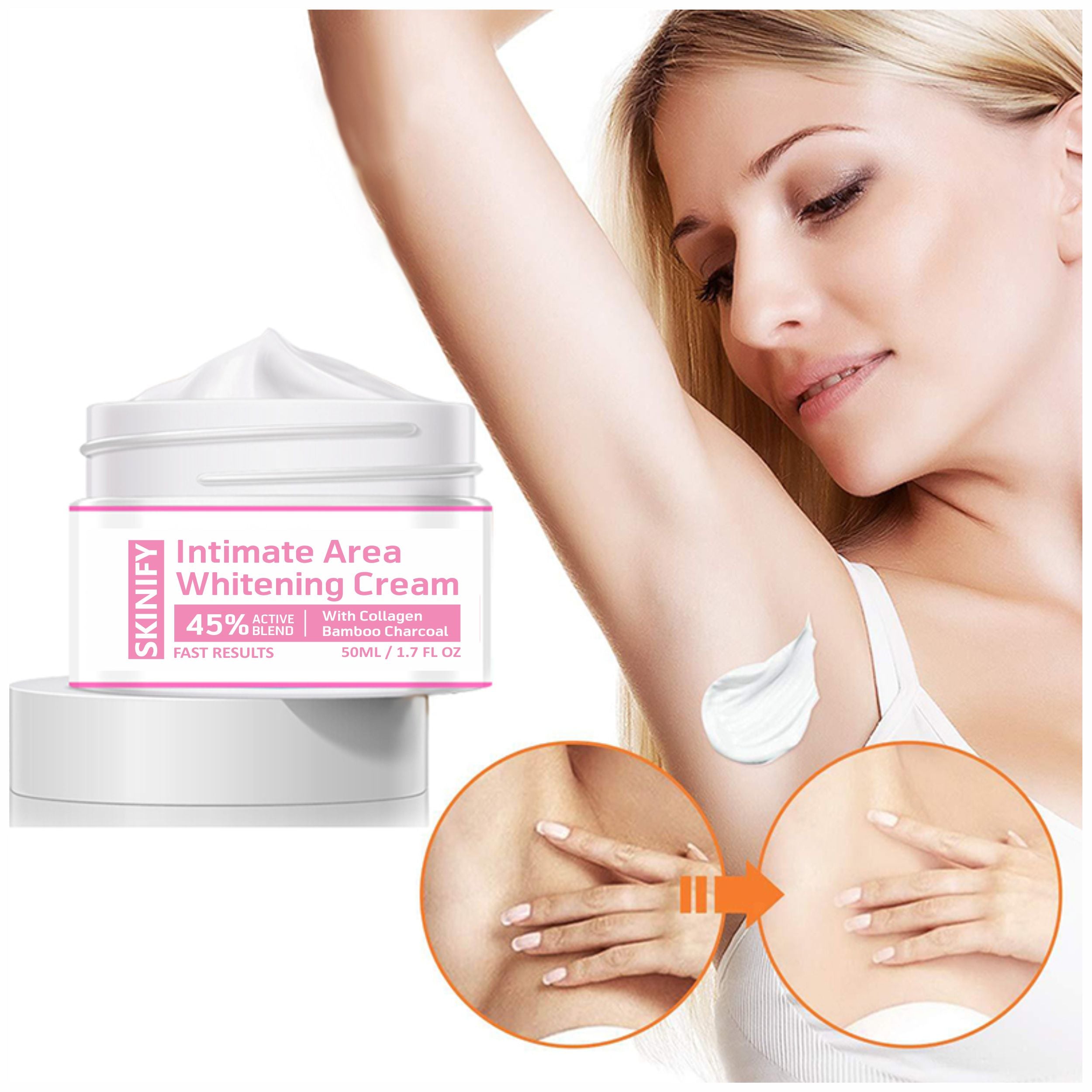 INTIMATE AREA WHITENING CREAM By SKINIFY